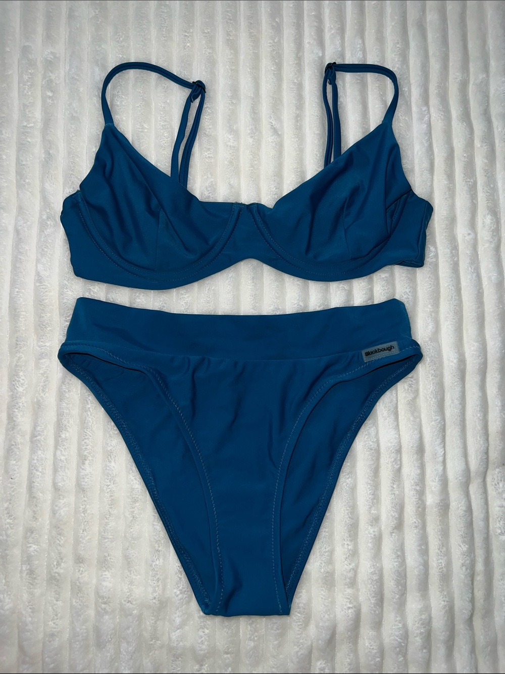 Teal Underwire Bikini Set - Blackbough